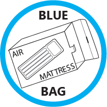 Blue Bag Air Mattress