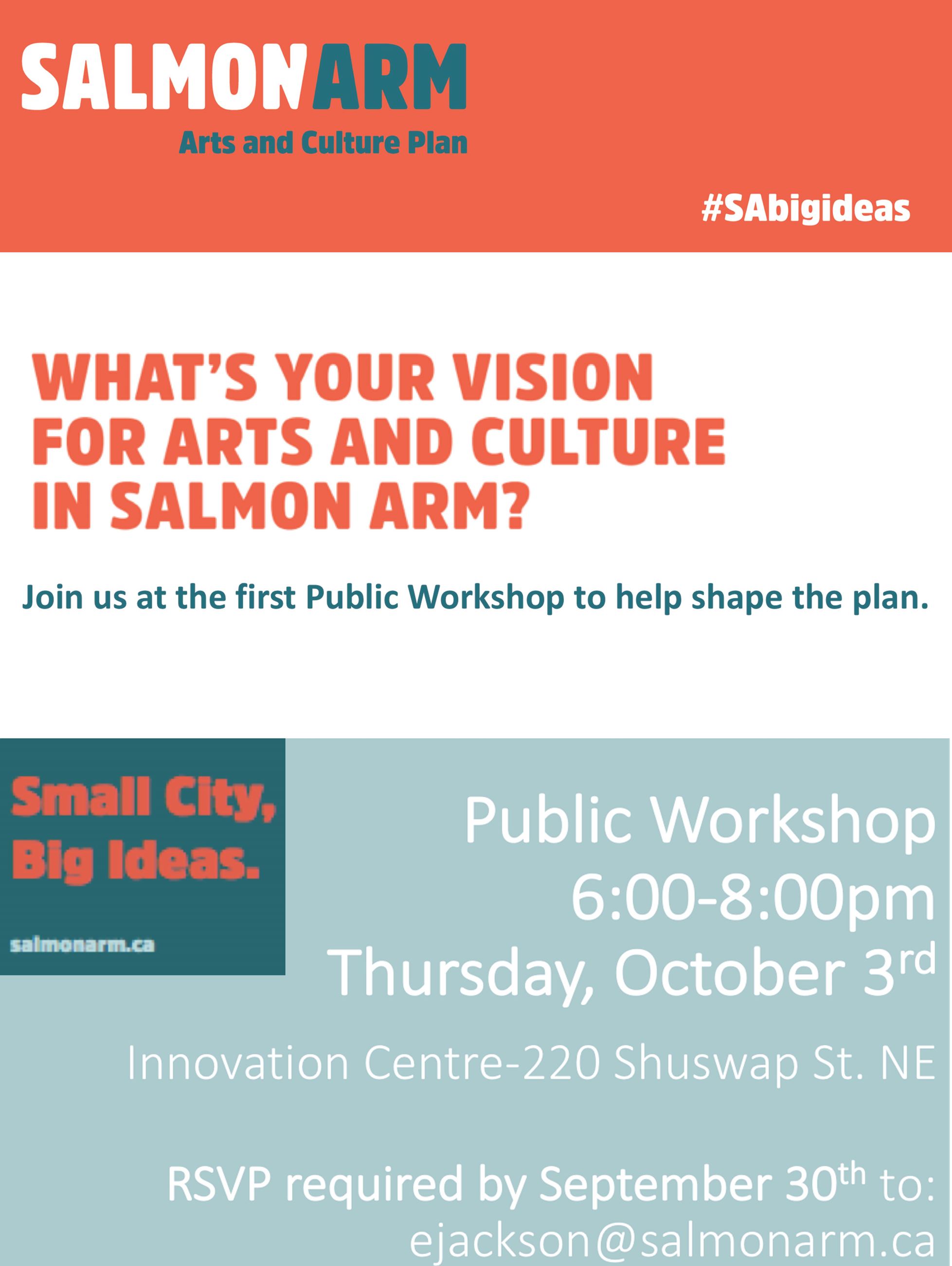 SA Public Workshop Poster Oct 3rd 2019