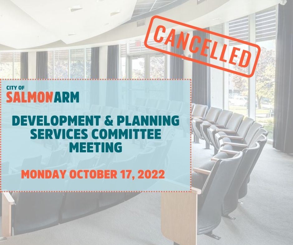 Development Planning Services Committee Cancelled